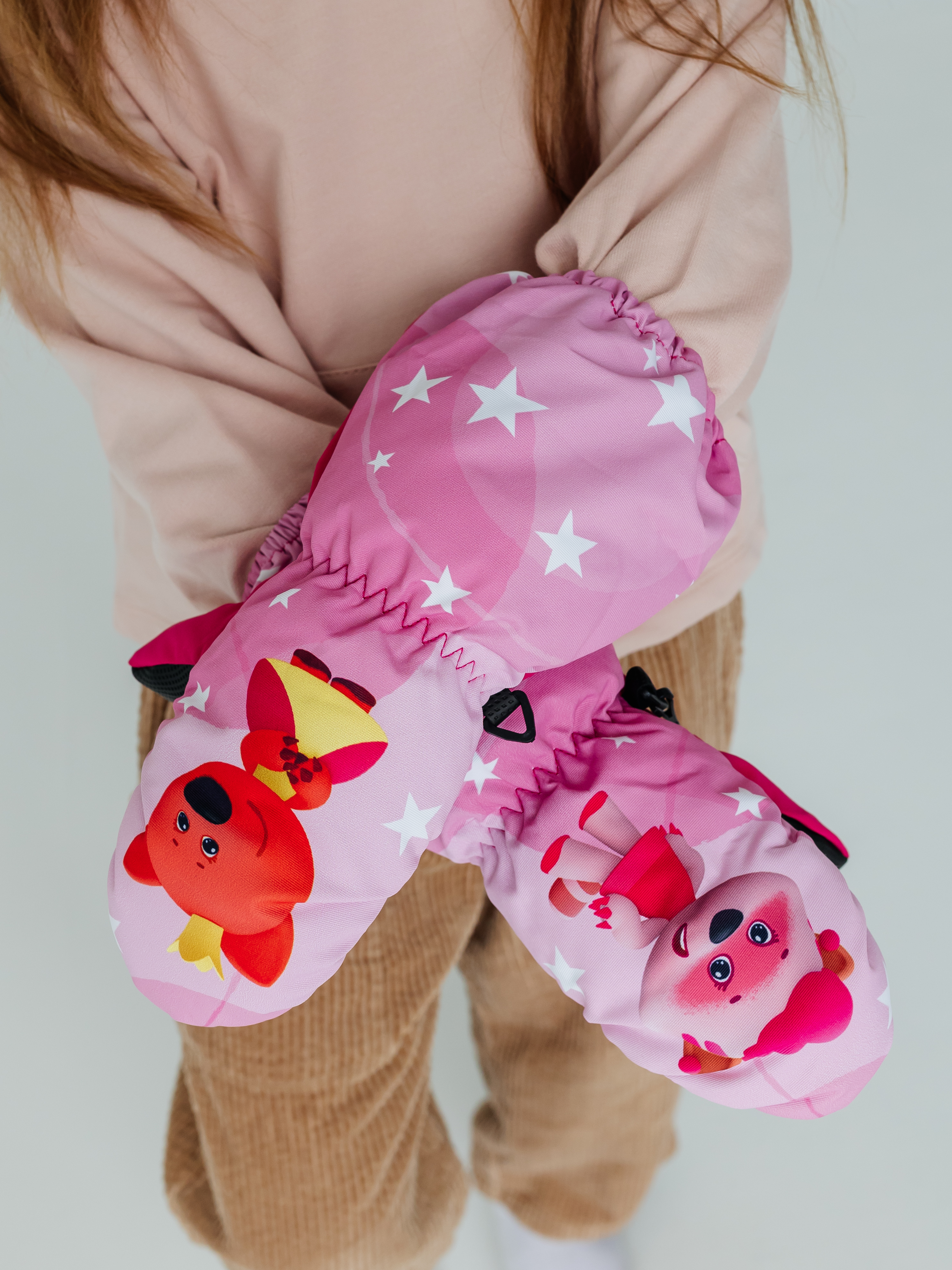 Варежки Ми-ми-мишки LM-Mi-02ярко-розовый - фото 9