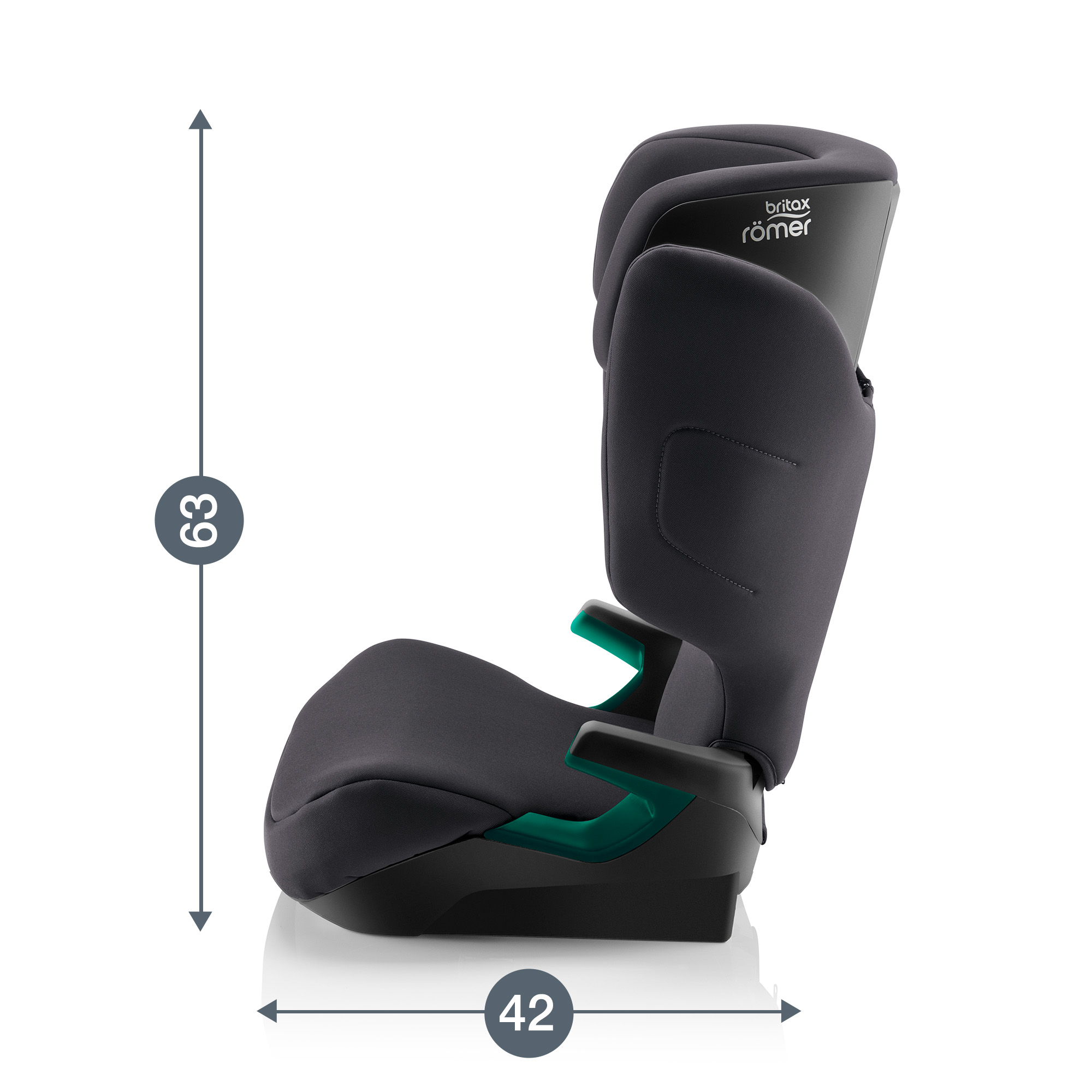Автокресло Britax Roemer Adventure Midnight Grey 2/3 (15-36 кг) - фото 8