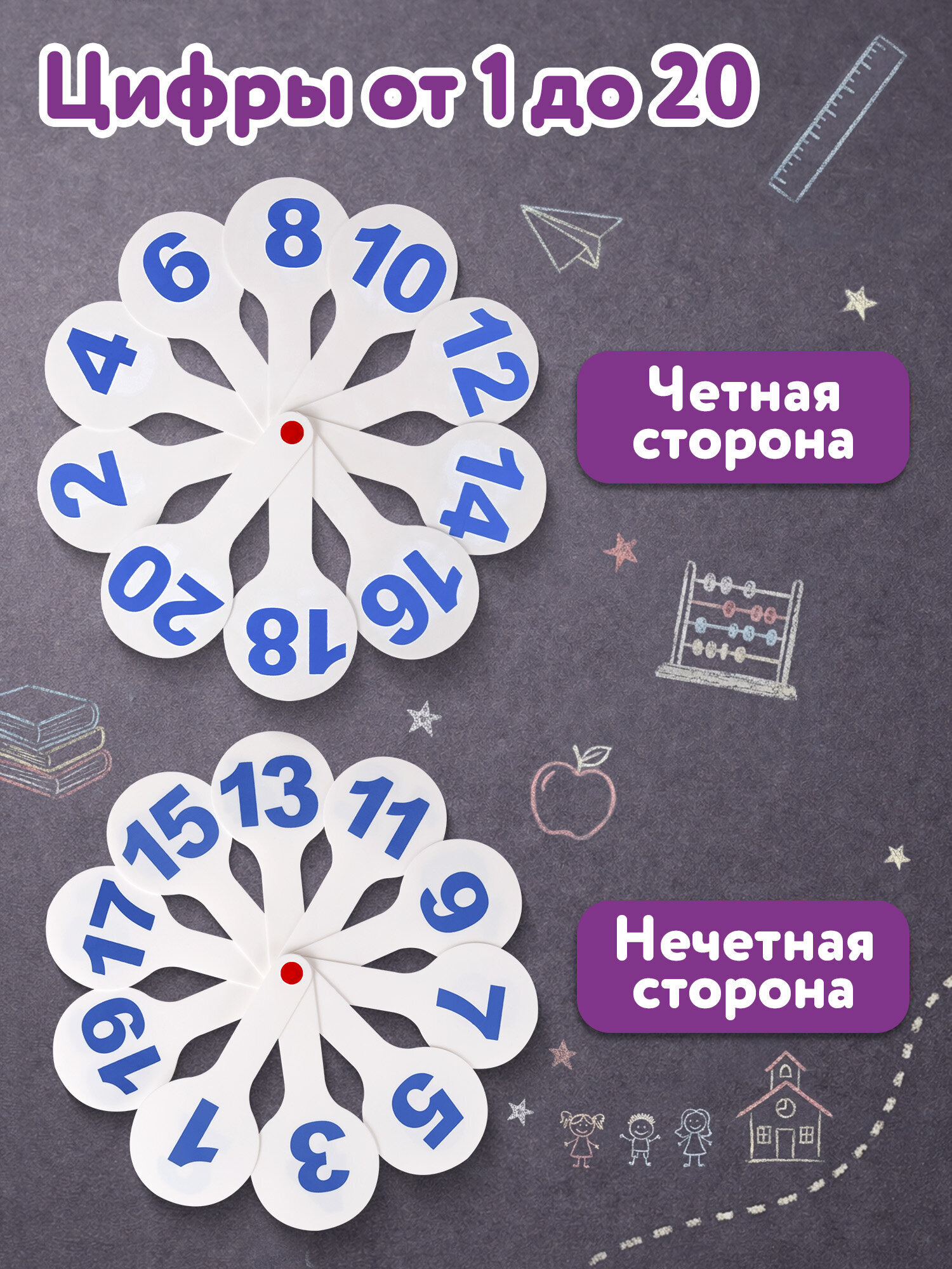 Касса-веер Юнландия цифры - фото 2