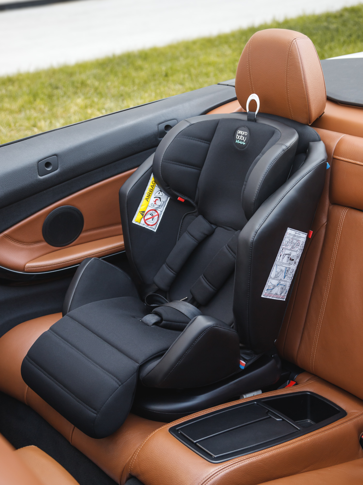 Автокресло Amarobaby Favorite Isofix 0+/1/2/3 (0-36 кг) бежевый - фото 23