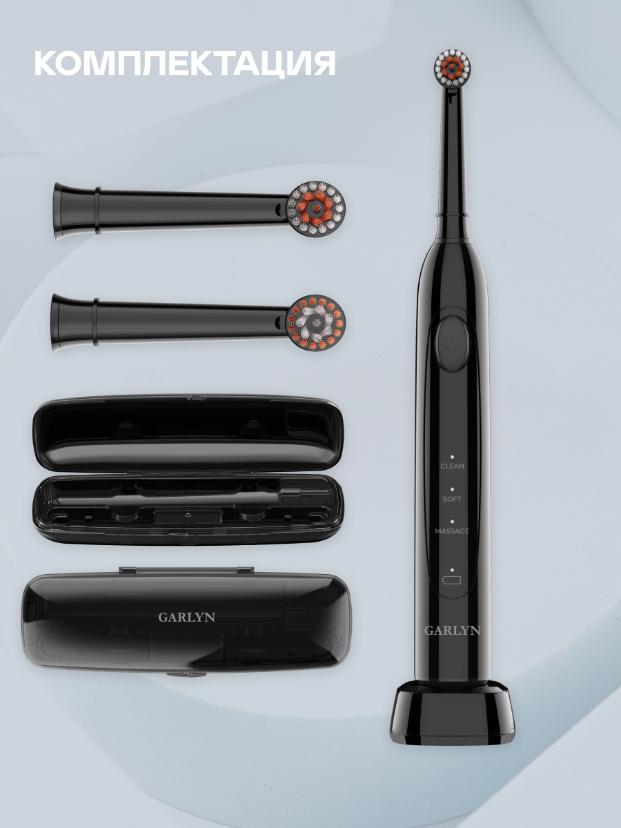 Зубная щетка электрическая GARLYN 1 шт. - фото 9