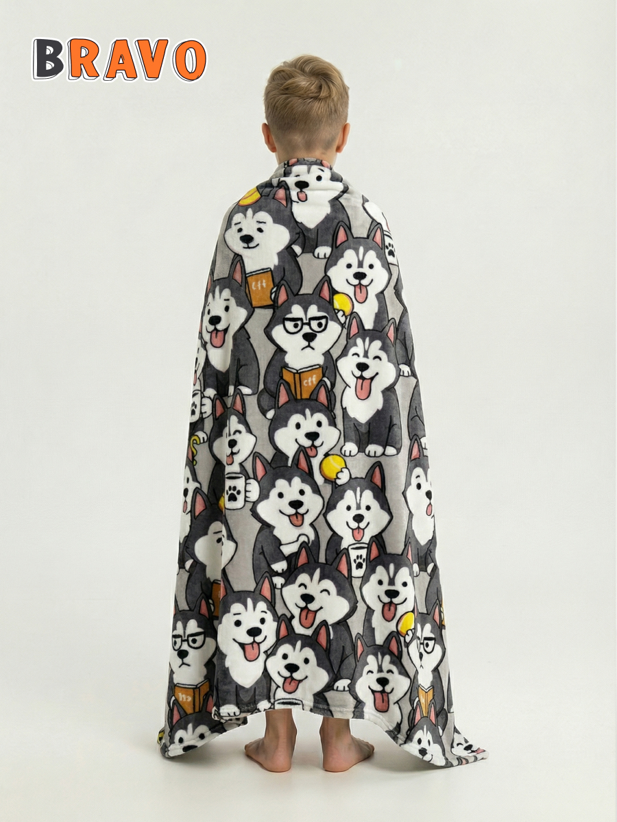 Покрывало BRAVO Хаски 150 x 200 см велсофт - фото 6