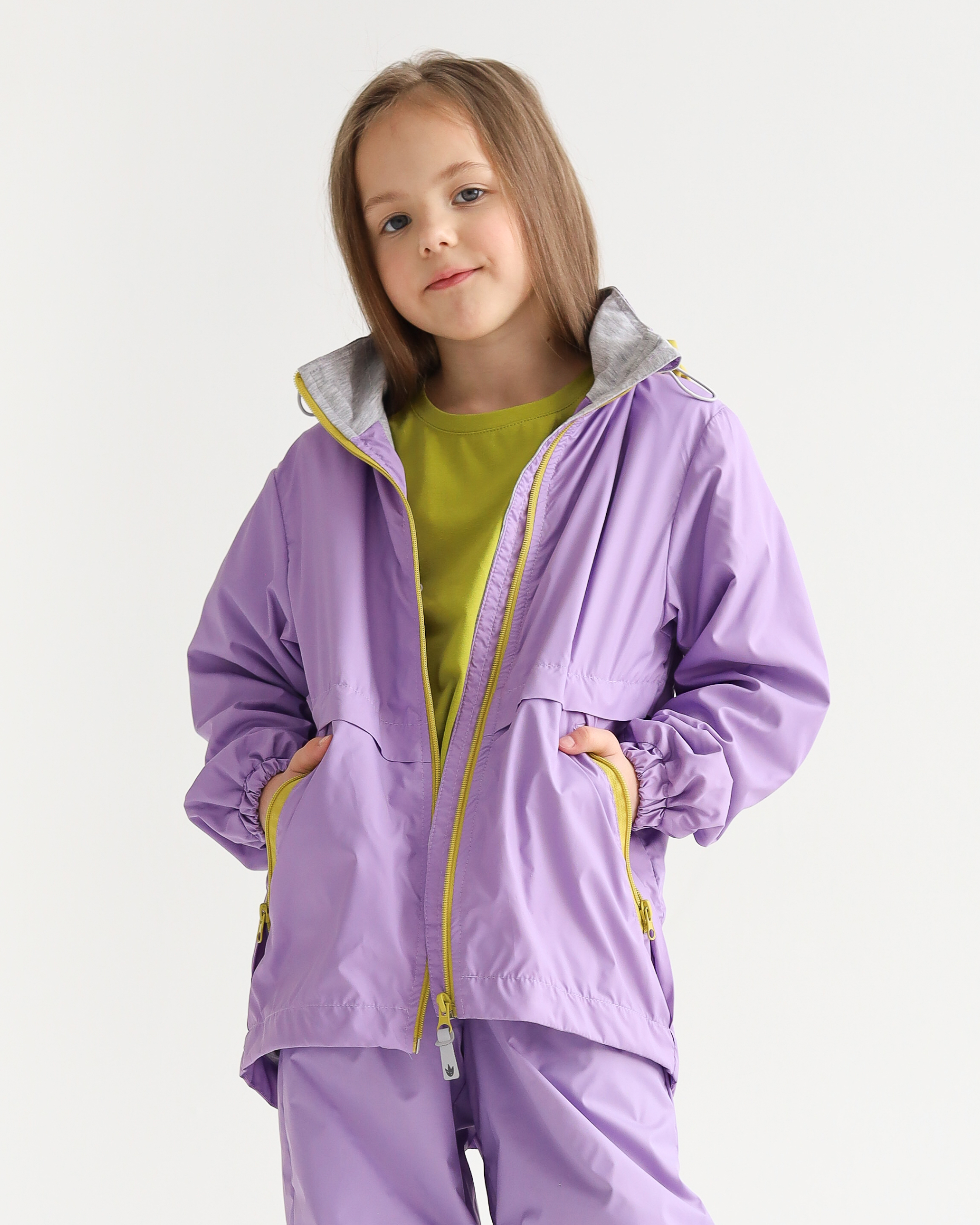 Ветровка MINIDINO В-ВЕТ-003Ветровка Outdoor сирень - фото 1