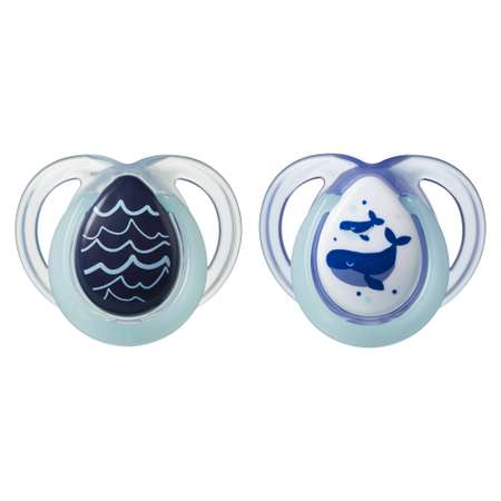 Пустышка Tommee tippee силикон от 0 мес. 2 шт.