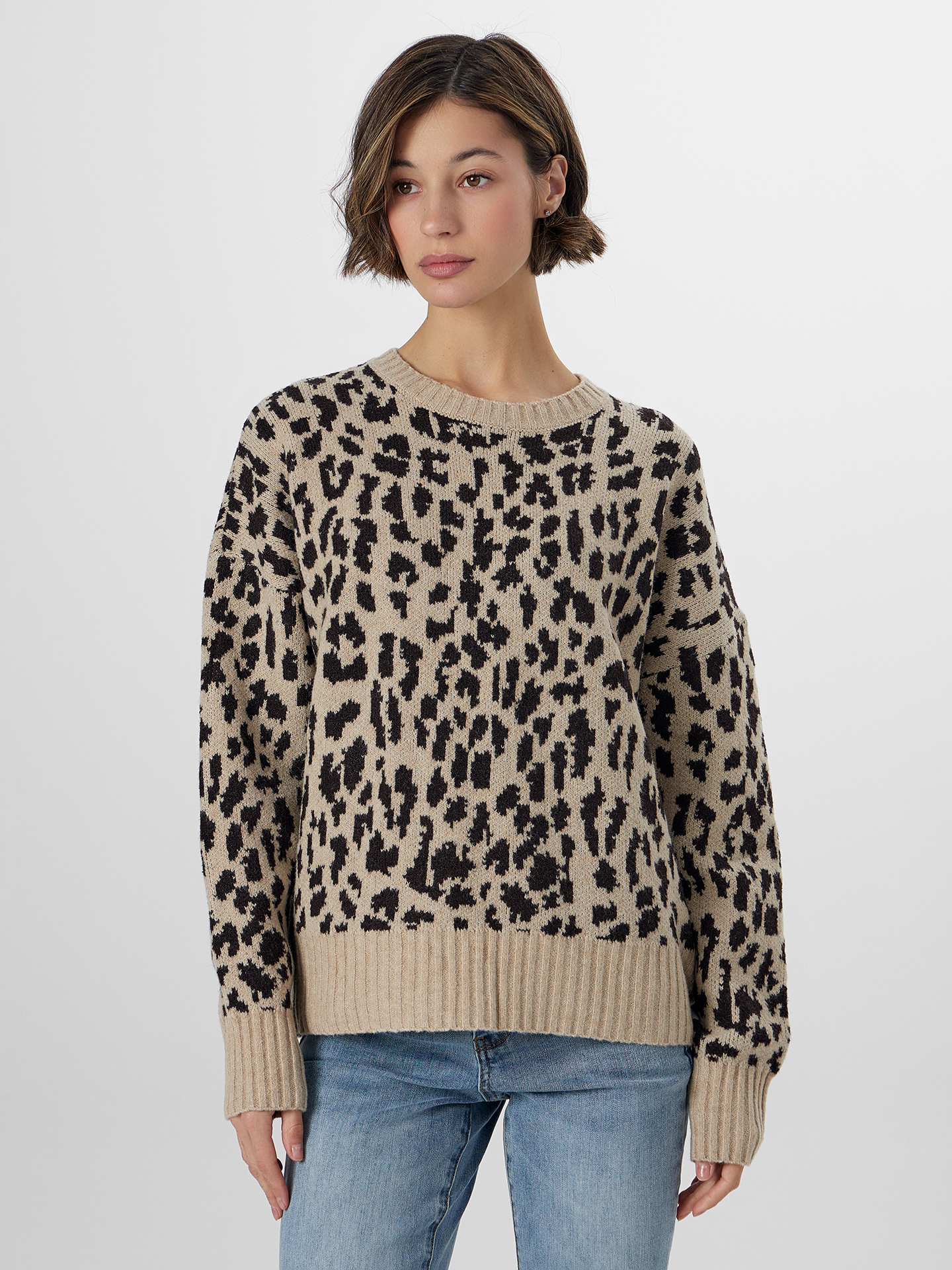 Джемпер Mark Formelle (Марк Формэль) 122487/светлый леопард - фото 1