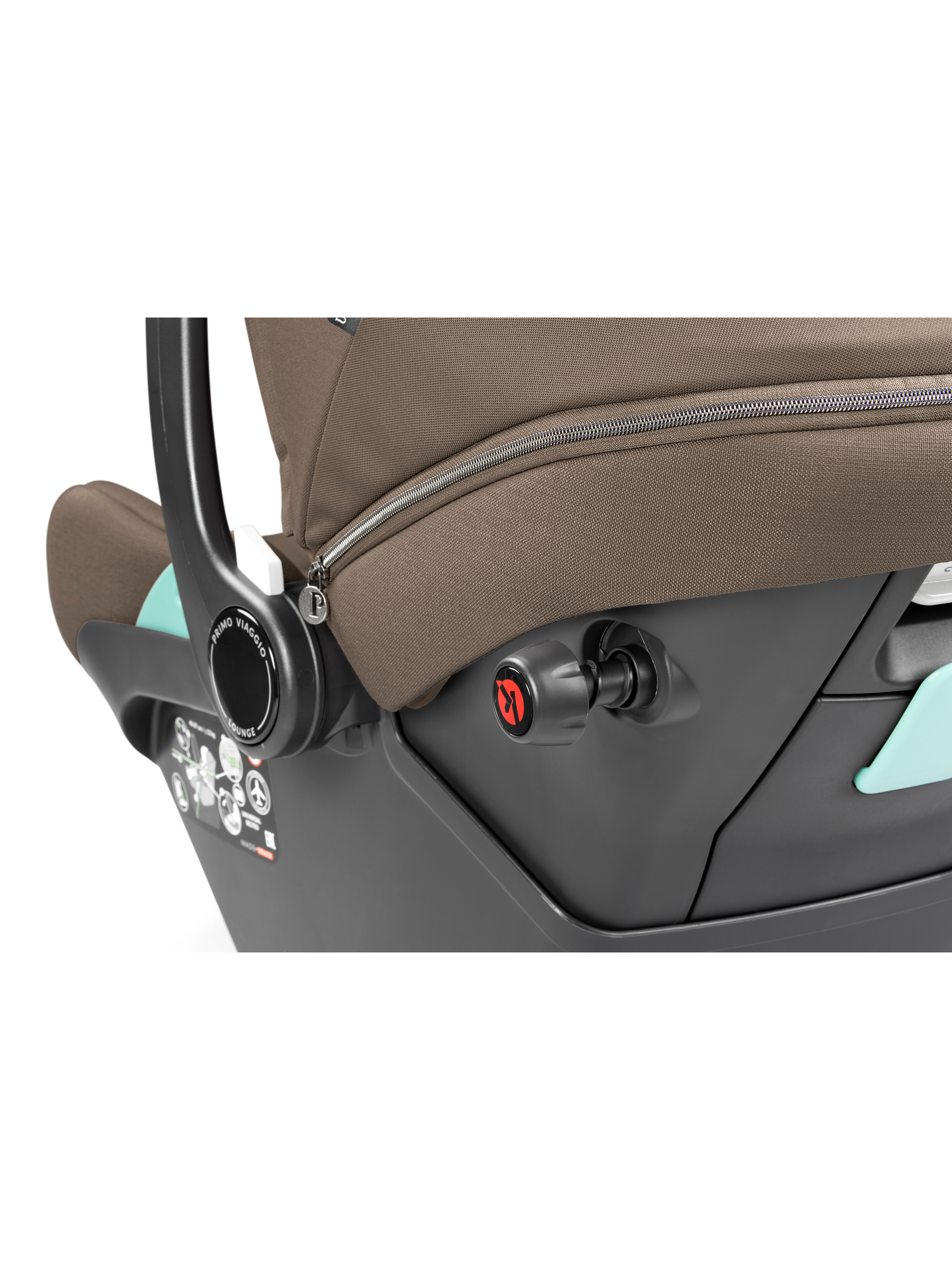 Автокресло Peg-Perego Lounge 0 (0 -13 кг) бежевый - фото 17