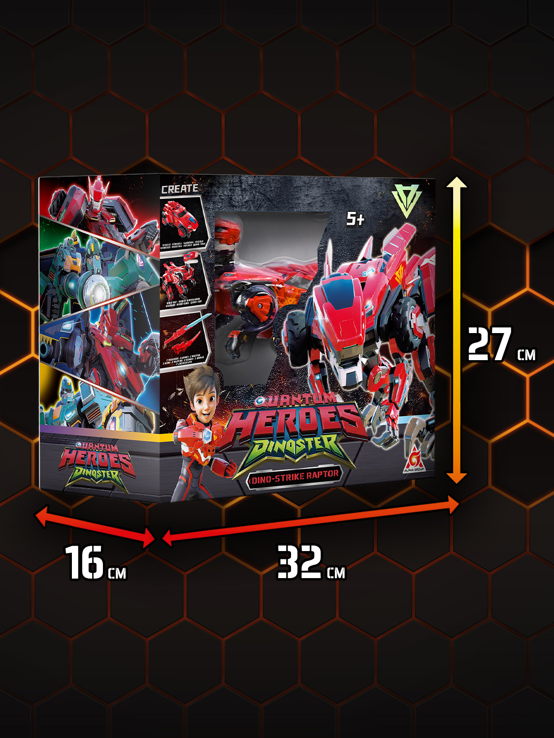 Игровой набор Dinoster Раптор Страйк Дино-бот - фото 9