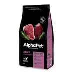 Корм для кошек AlphaPet superpremium взрослых стерилизованных говядина-печень 3кг