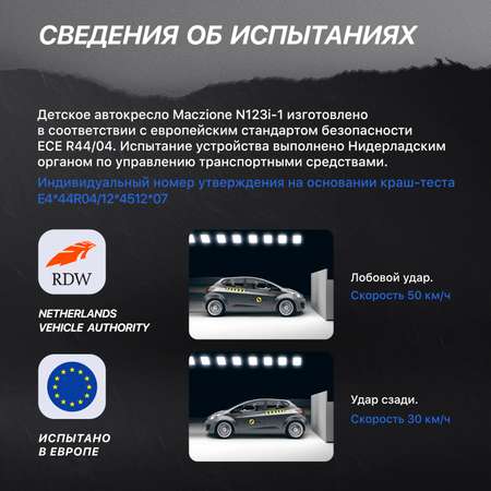 Автокресло Nuovita Isofix 1/2/3 (9-36 кг)