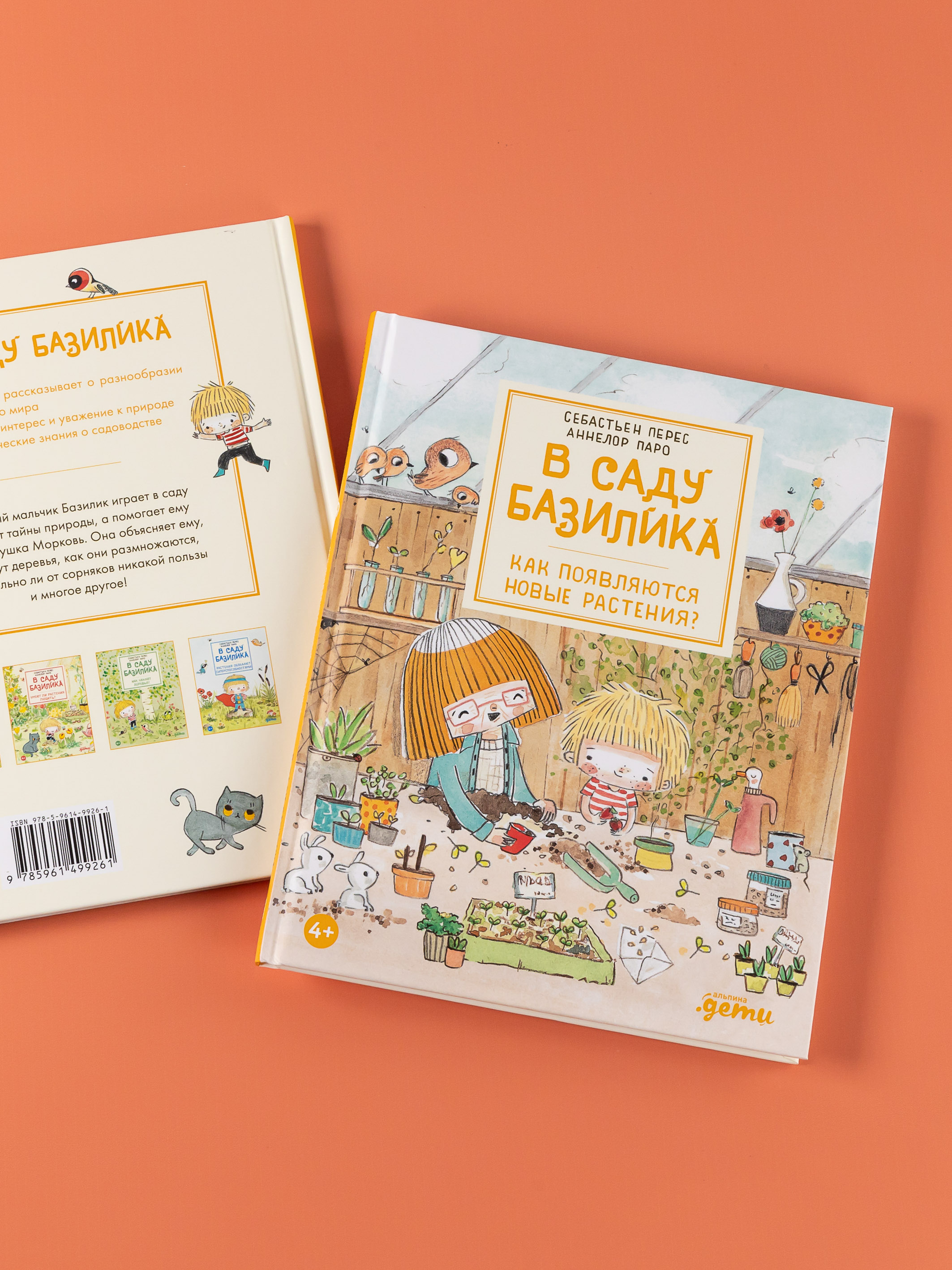 Книга Альпина. Дети В саду Базилика Как появляются новые растения - фото 12