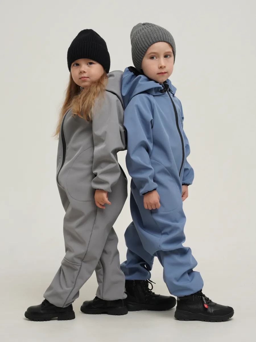 Комбинезон Супер Пупс Комб/сф/окант/серый - фото 19