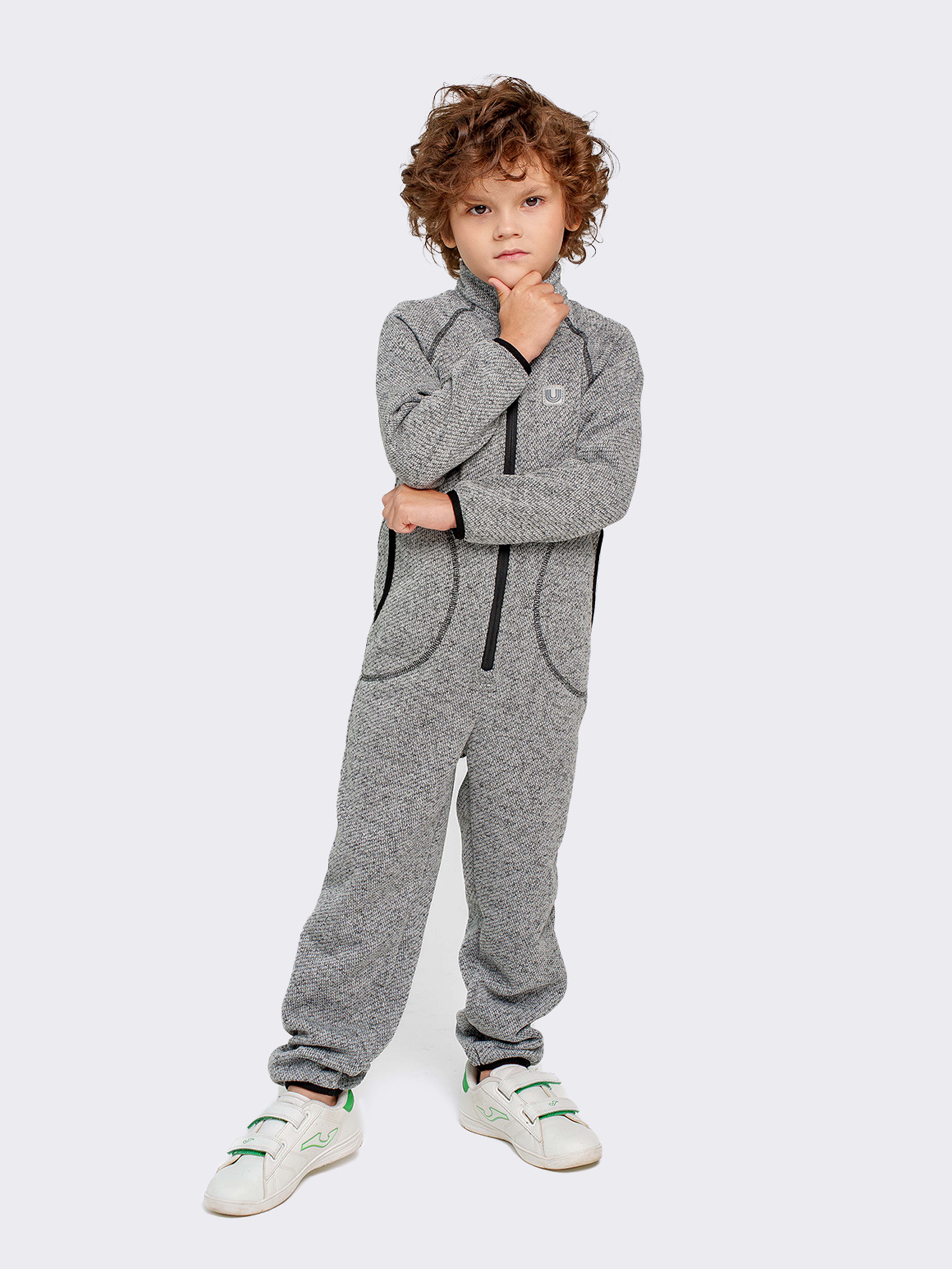 Комбинезон UKI KIDS 1w25-030сер - фото 3