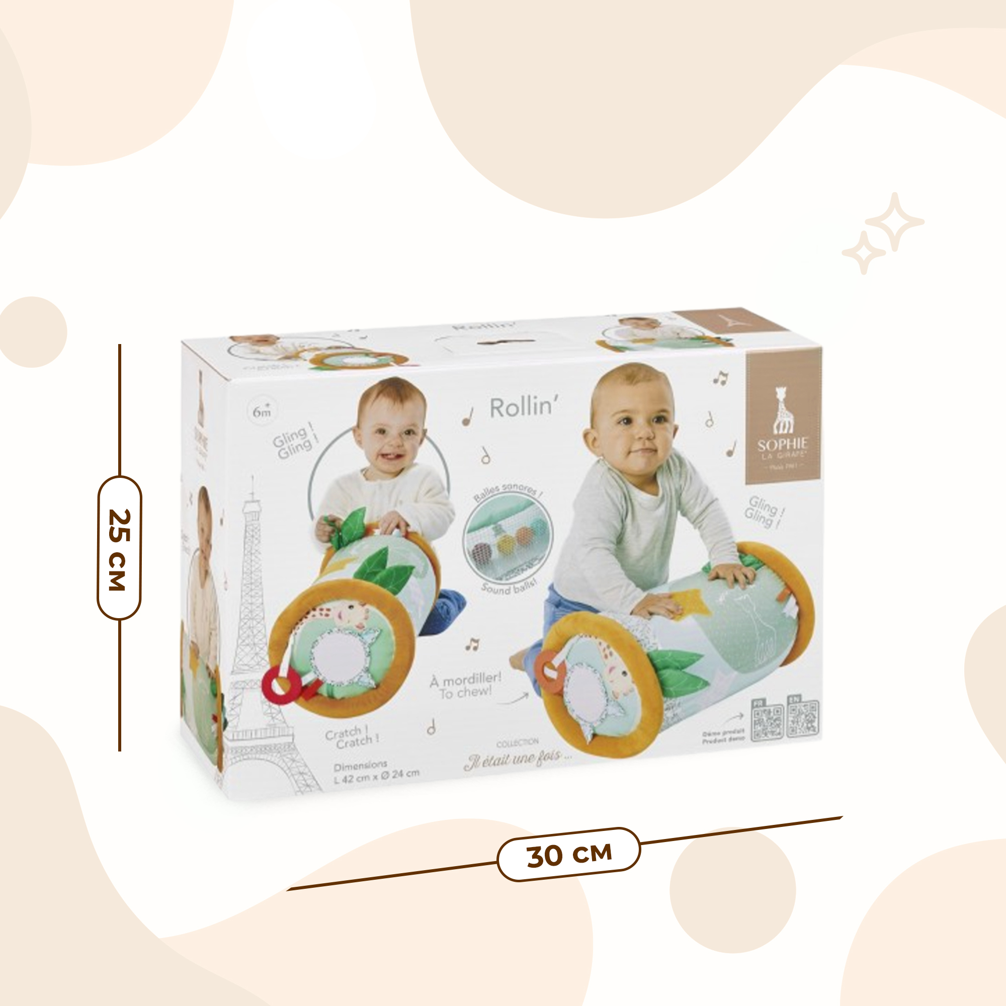 Игрушка Sophie la girafe Ролик - фото 5