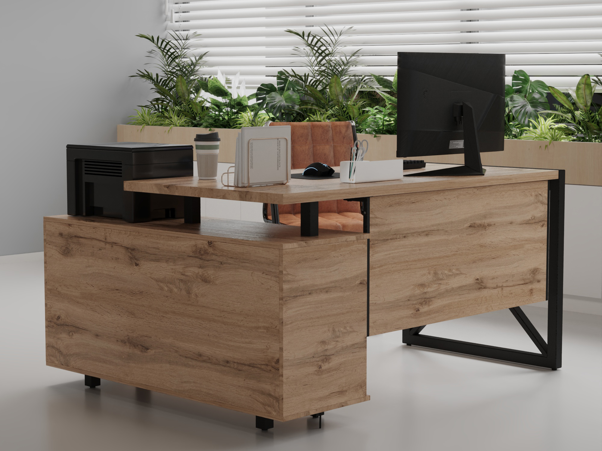 Письменный стол КАЛИФОРНИЯ МЕБЕЛЬ Хардвиг - фото 15