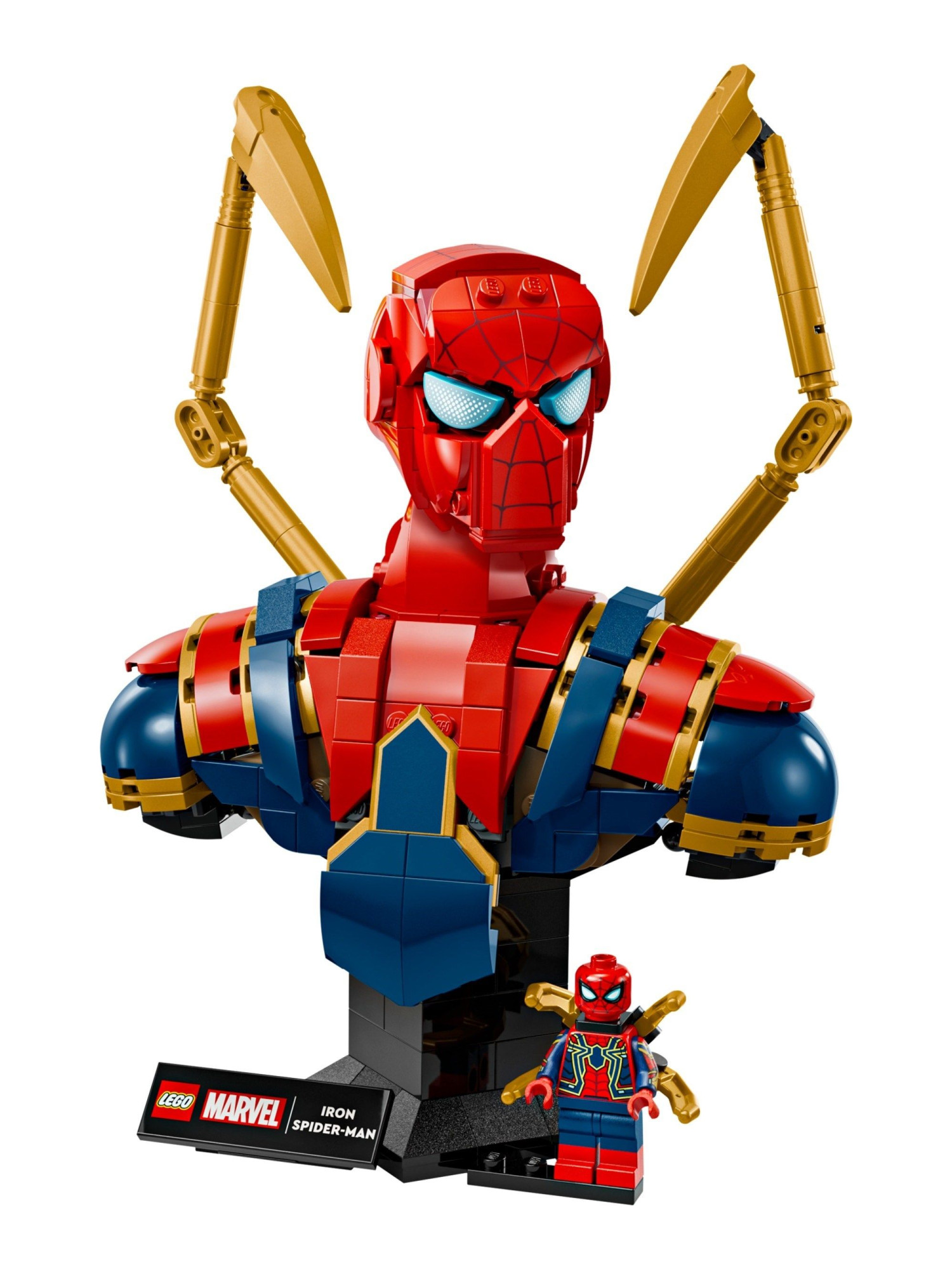 Конструктор LEGO Marvel Super Heroes Бюст Железного Паука 379 дет. - фото 3