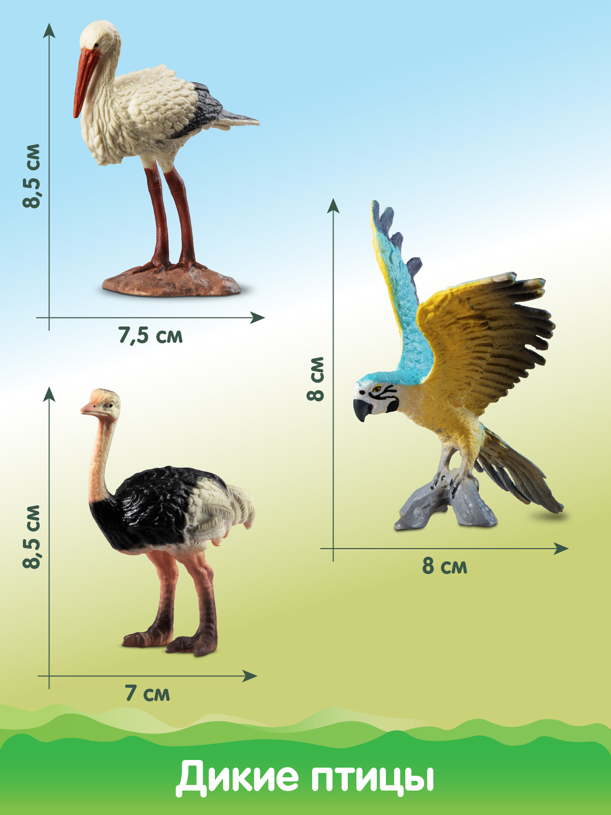 Игровой набор DARWIN Животные Птицы - фото 2