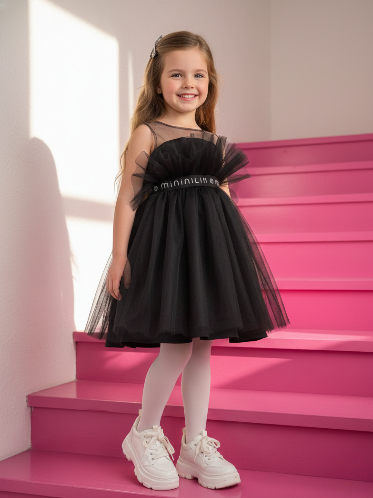 Платье Minilik ПлатьеСеткаЧерное - фото 2