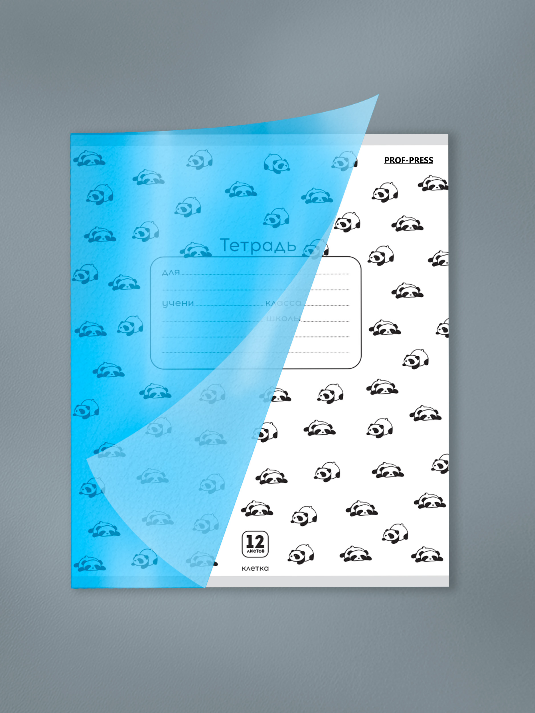 Тетрадь Prof-Press клетка 12 лист. 10 шт. - фото 10