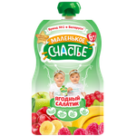 Пюре Маленькое счастье Ягодный салатик с 6 мес 90 г