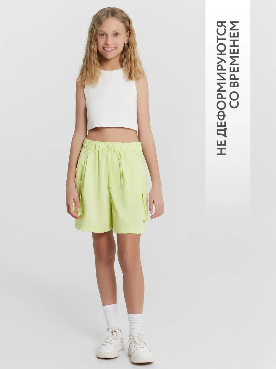 Шорты Mark Formelle (Марк Формэль) 137755/лаймовый сорбет - фото 3