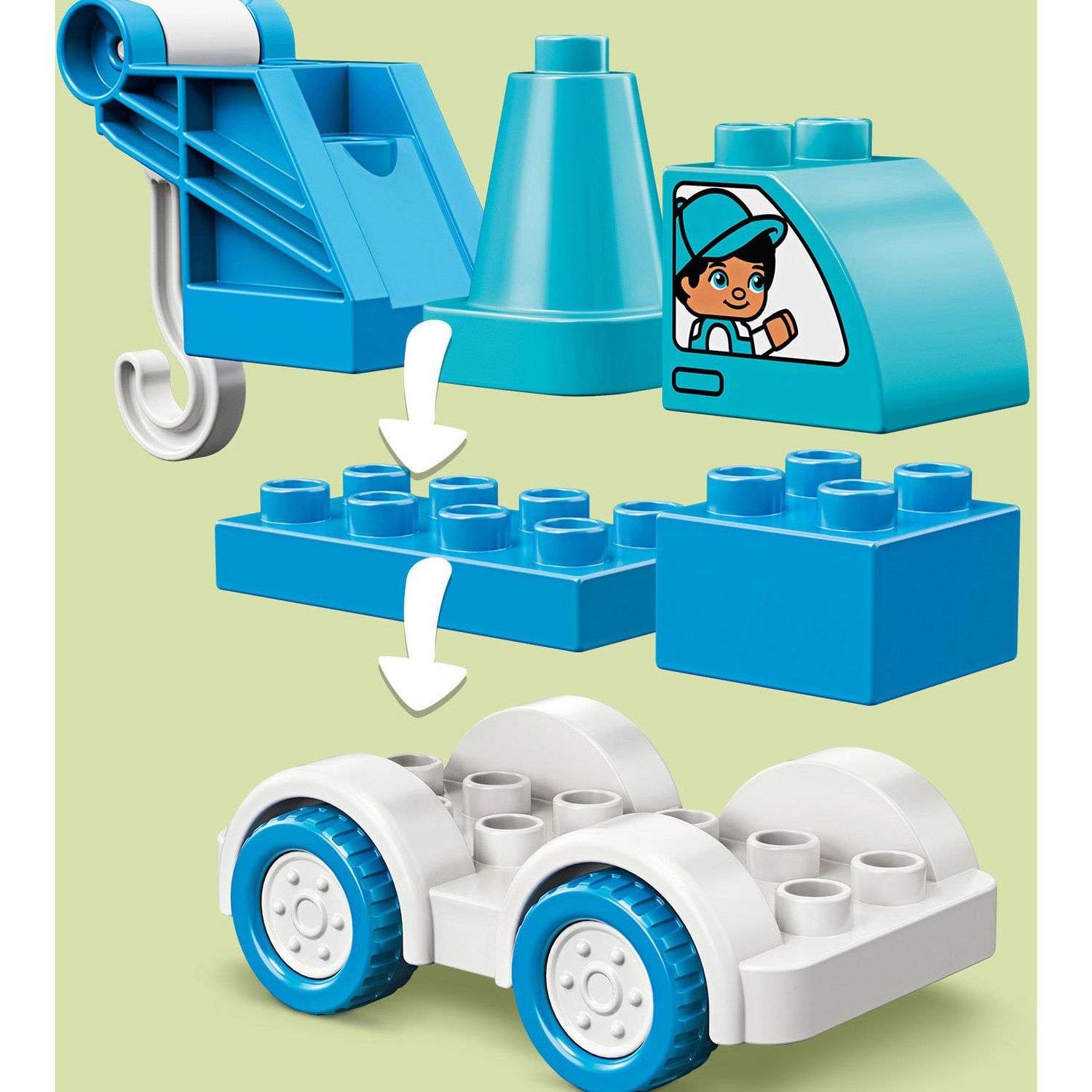 Конструктор LEGO DUPLO Буксировщик блочный - фото 4