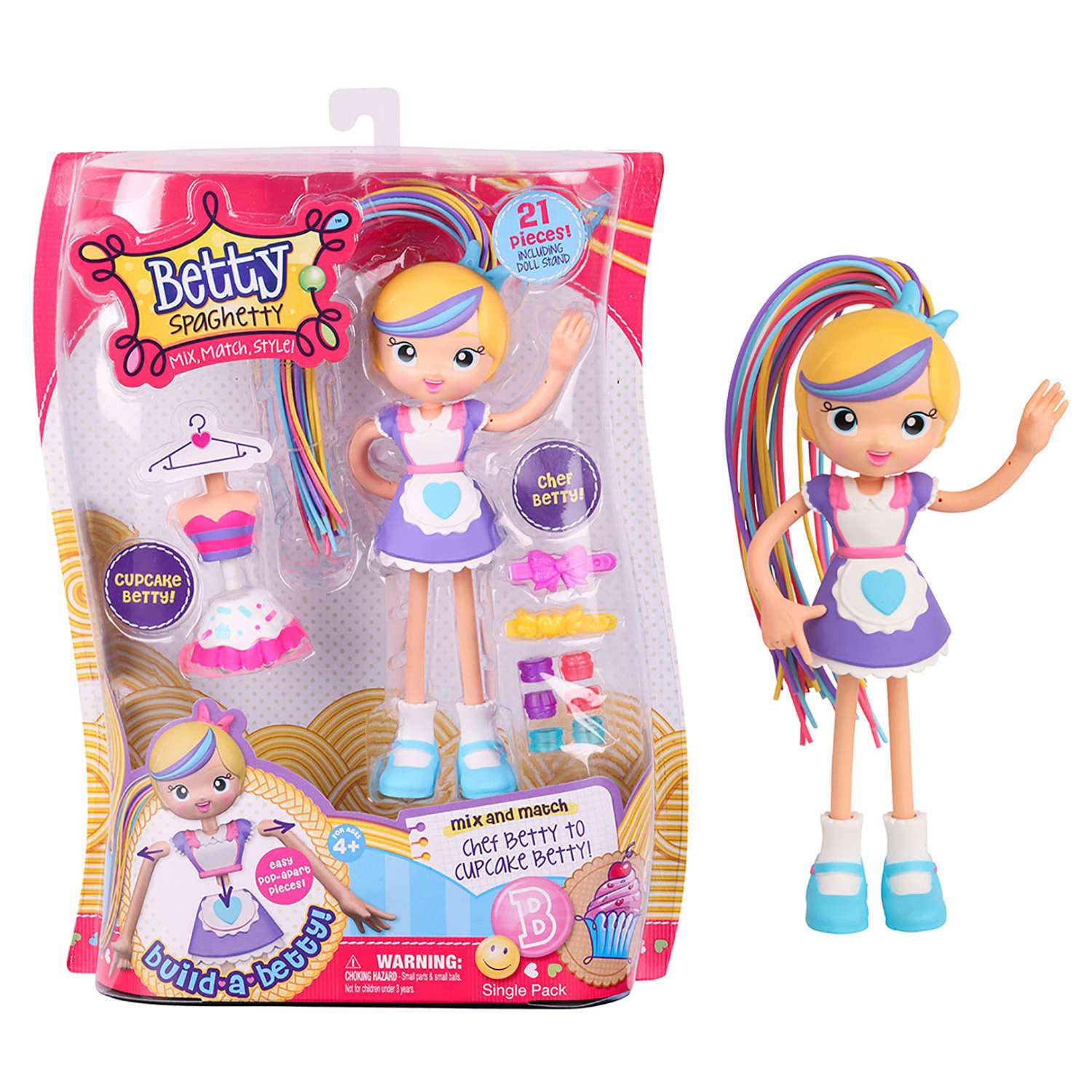 Кукла мини Betty Spaghetty в ассортименте 59000(59005 59006 59007 59008 59009 59010) - фото 5