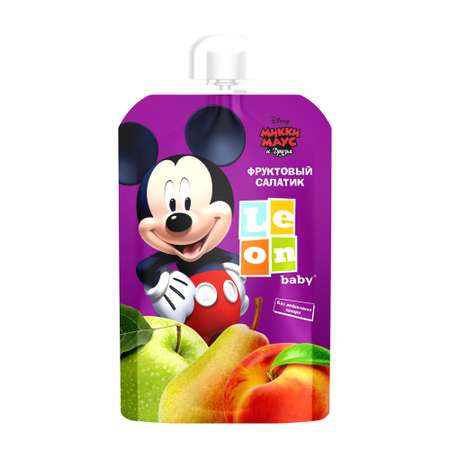 Пюре LEON baby Фруктовый салатик с 5 мес 90 г