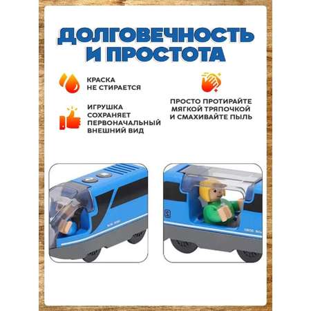 Поезд А.Паровозиков 21 см