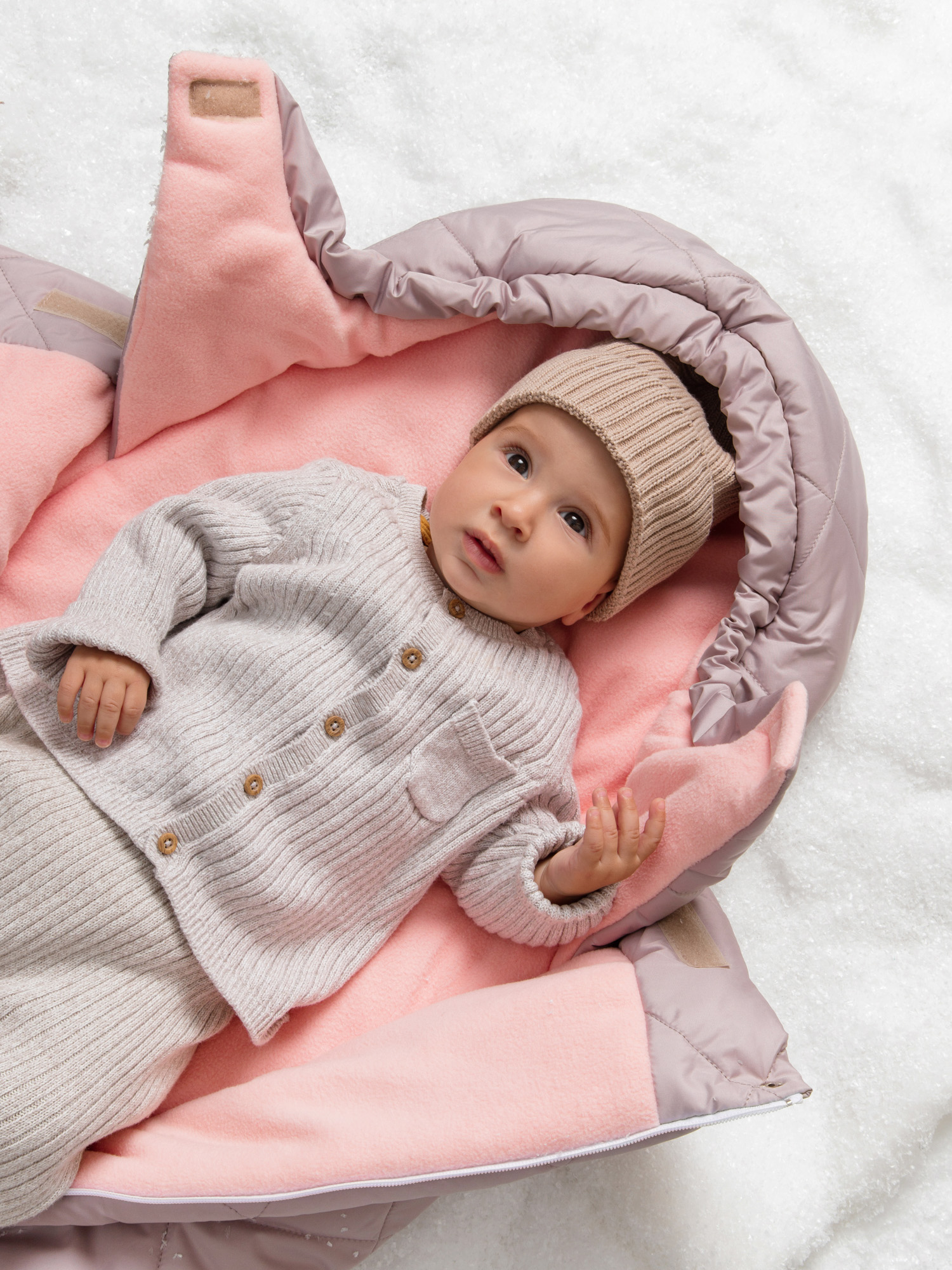 Конверт в коляску Amarobaby Heat розовый - фото 12