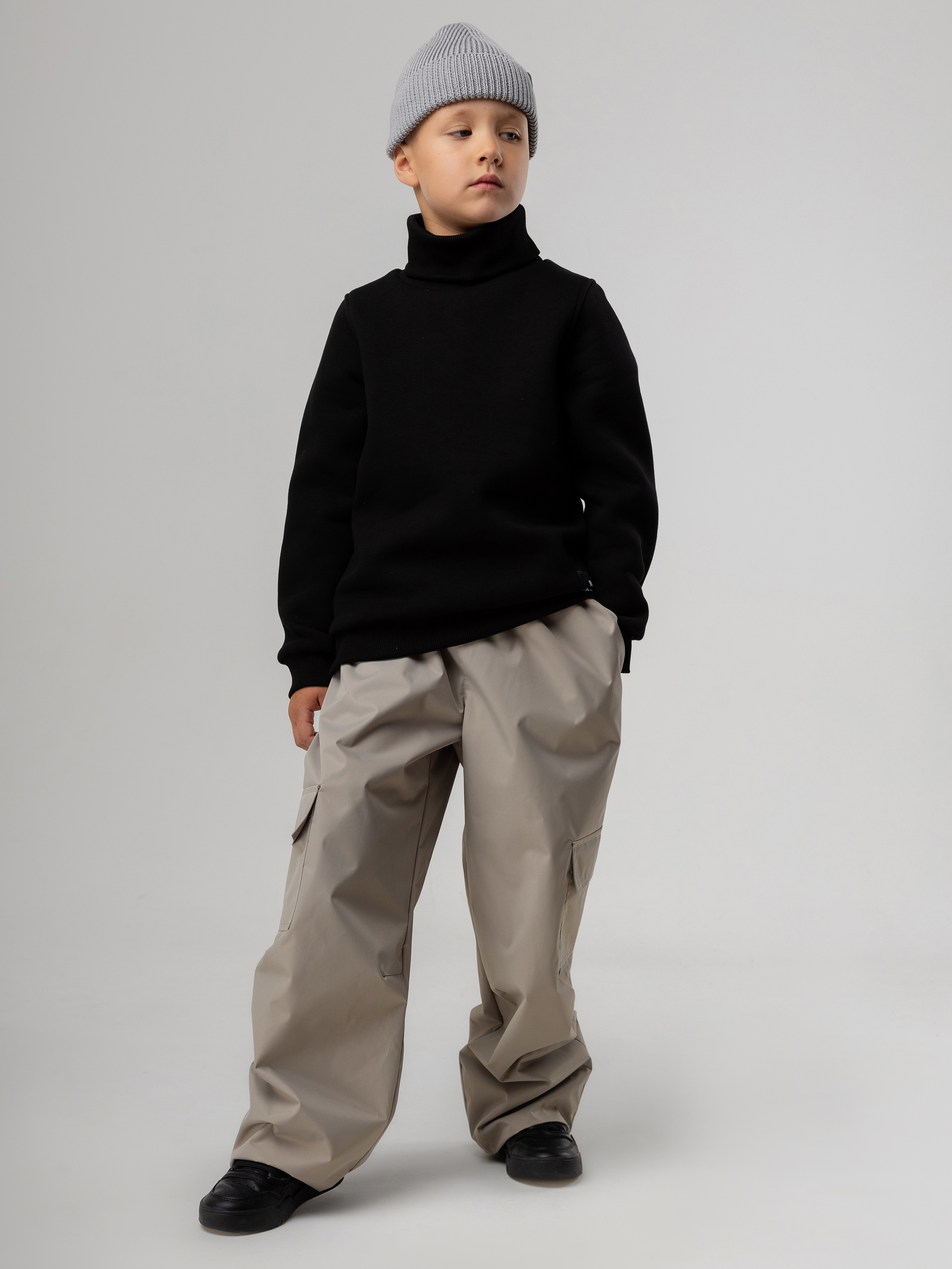 Брюки Bodo 33-48MU_серо-бежевый - фото 4