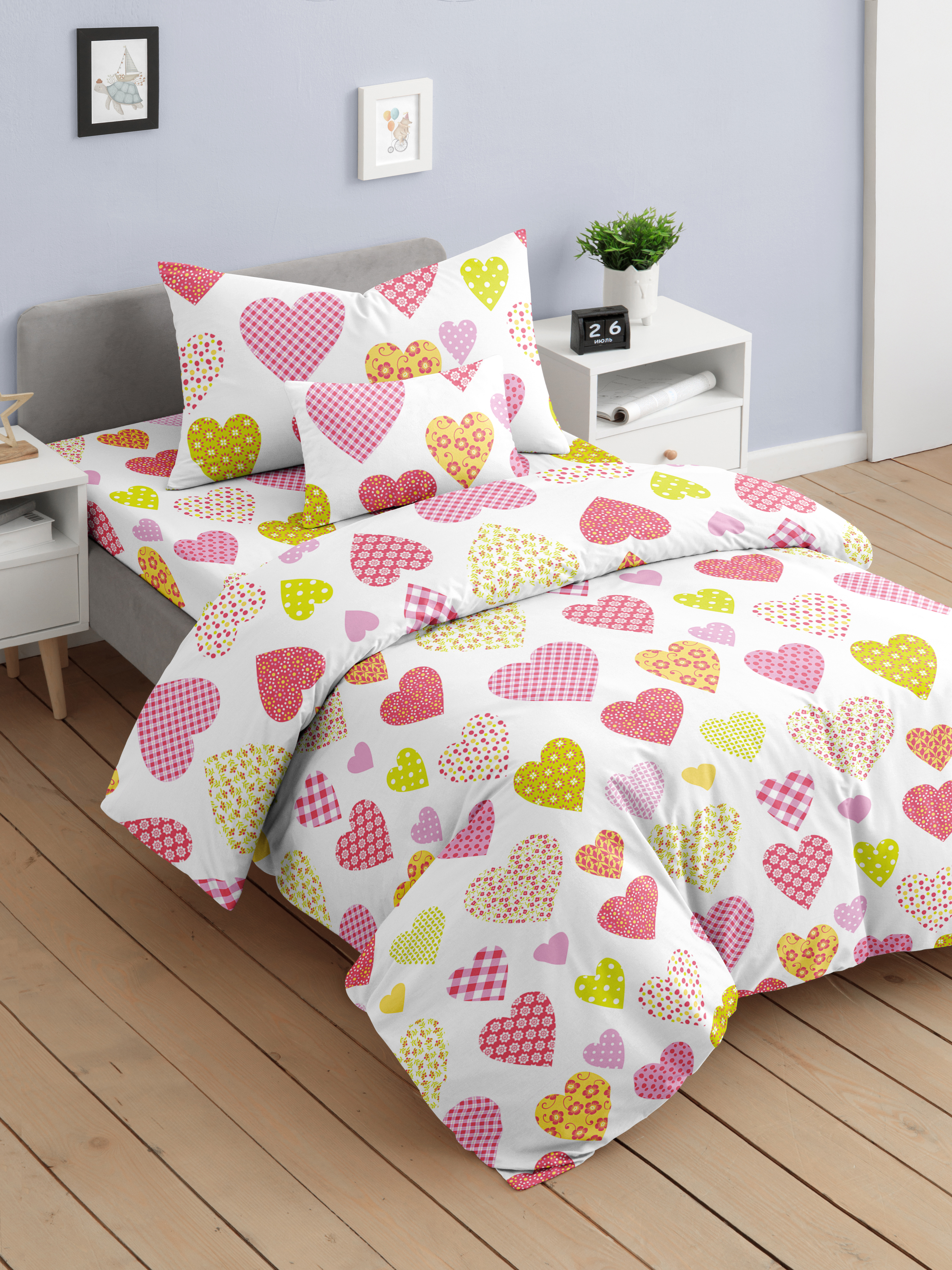 Комплект постельного белья Ночь Нежна Эми полутораспальный 3 предм. - фото 3