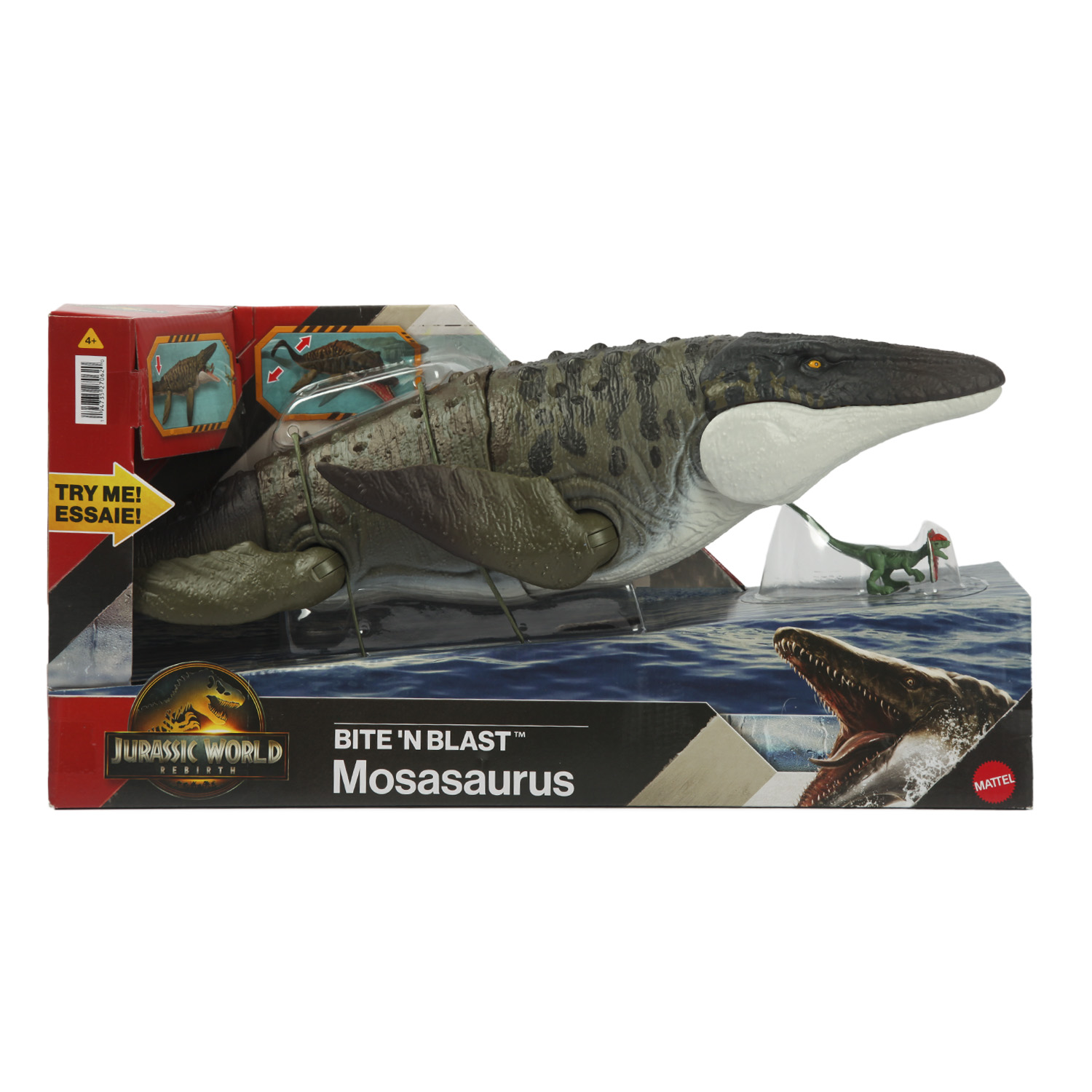 Фигурка Jurassic World Saga Feature Мозазавр JCH00 - фото 7