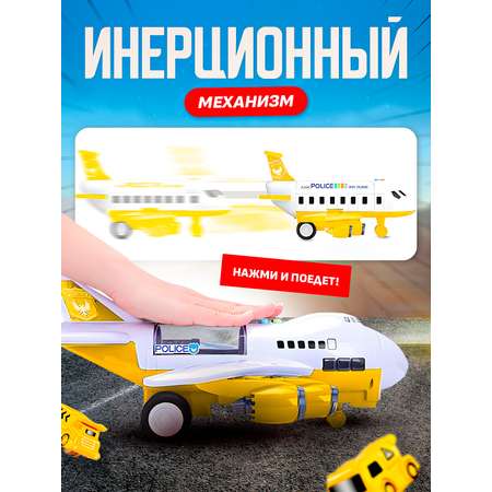 Парковка SHARKTOYS Самолет-парковка + 4 машинки
