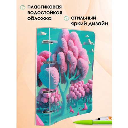 Тетрадь со сменным блоком ПАНДАРОГ клетка 80 лист.