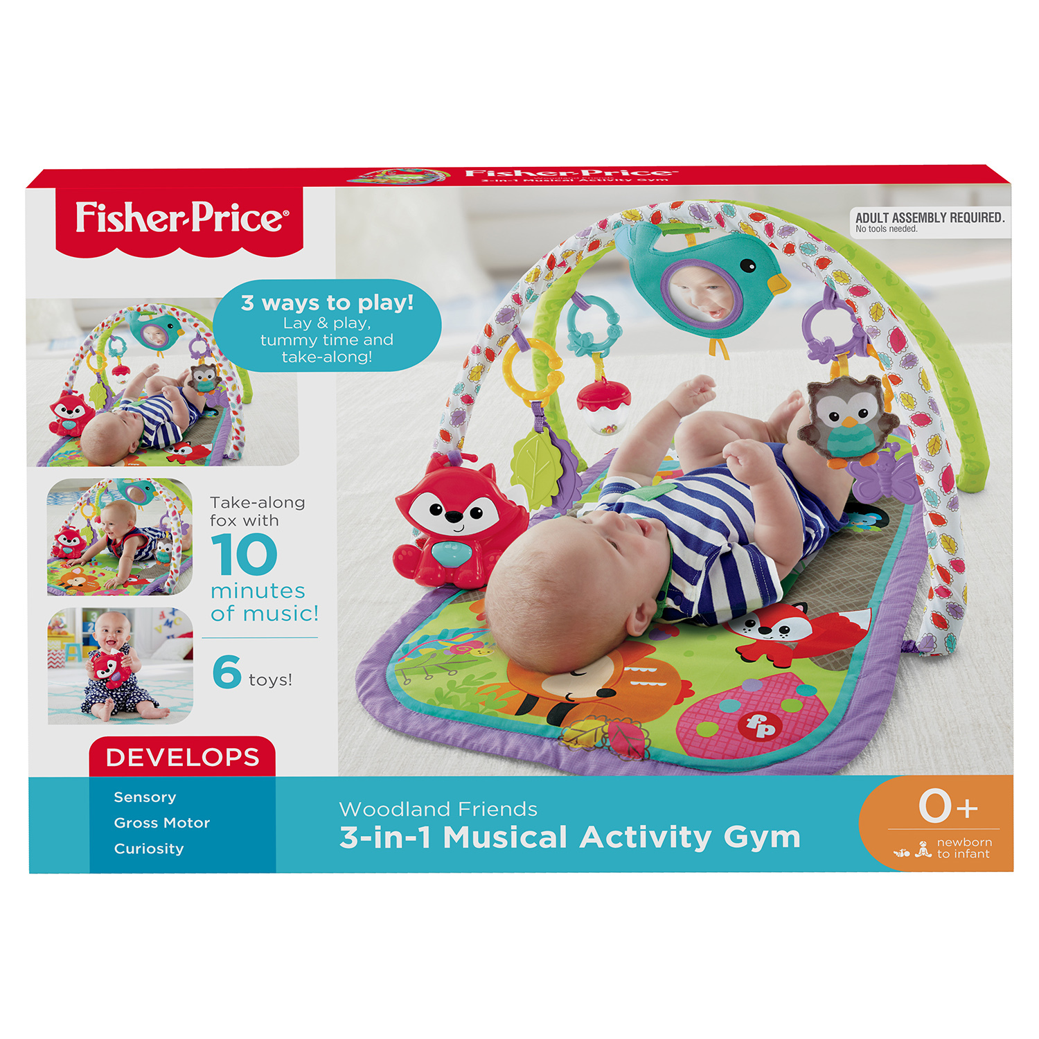 Коврик Fisher Price Друзья тропического леса - фото 2