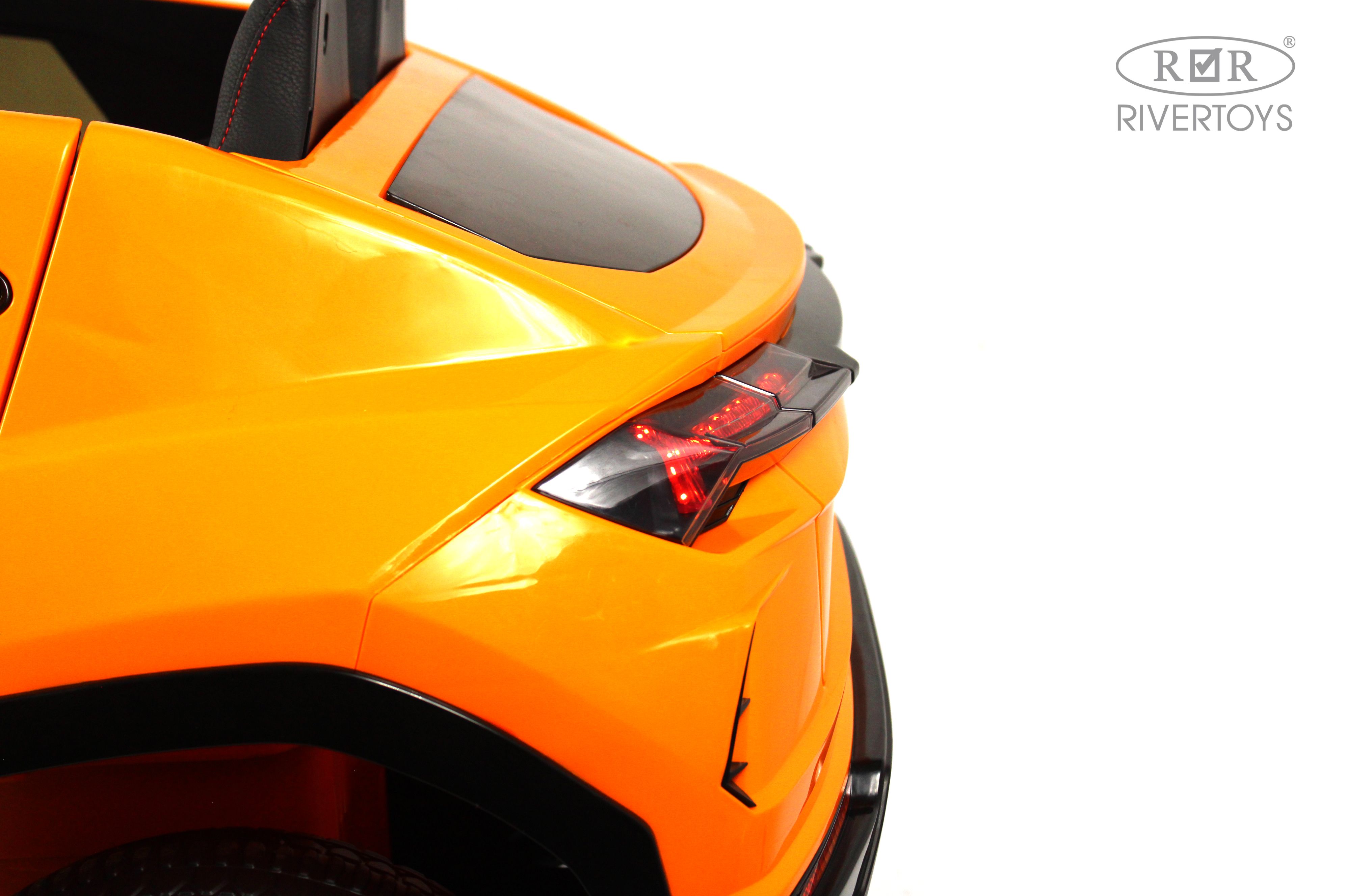 Электромобиль RIVERTOYS E777EE-ORANGE С пультом ДУ - фото 14