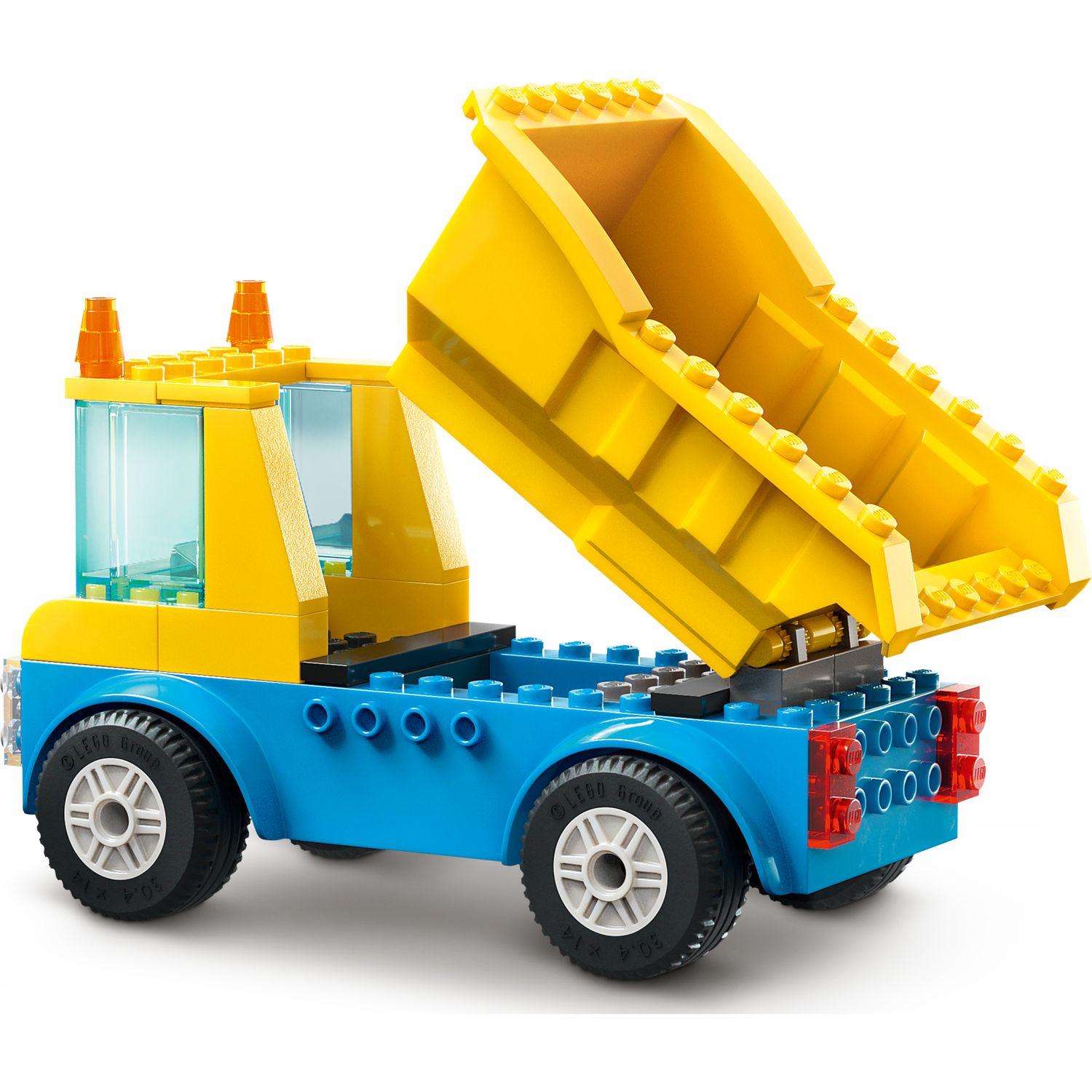 Конструктор LEGO City Trucks and Wrecking Ball Crane 235 дет. - фото 5