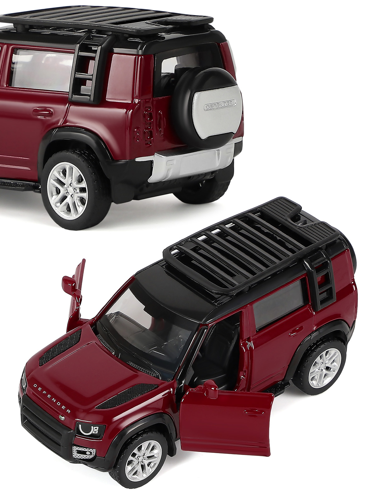 Внедорожник АВТОпанорама Land Rover Defender 110 1:43 JB1251476 - фото 13