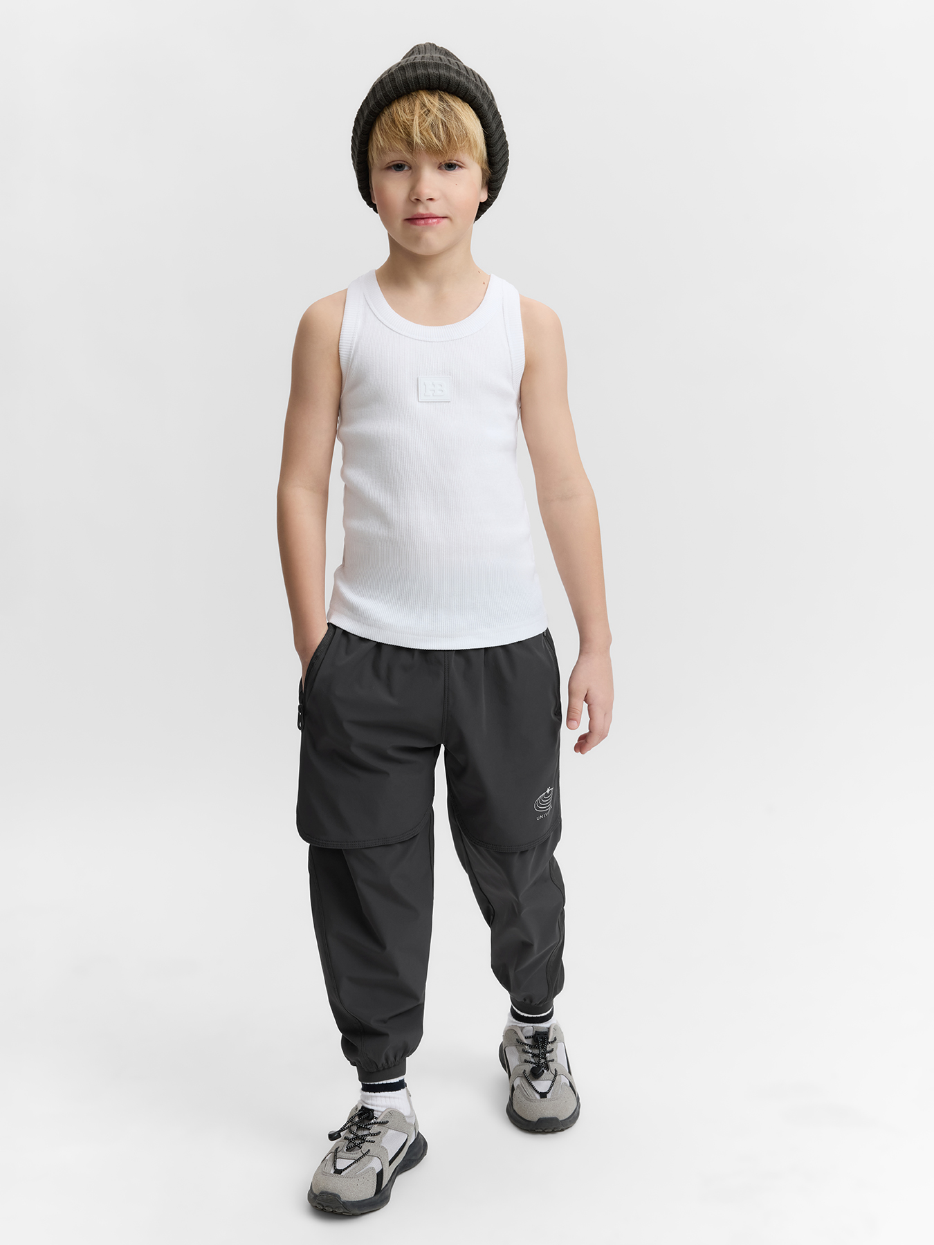 Брюки Happy Baby 88587-1_dark-grey - фото 3