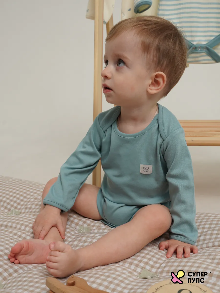 Боди 3 шт Супер Пупс нбр/3пр/бд/sk20/полоска/рыбки - фото 20