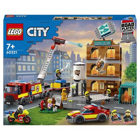 Конструктор LEGO City Fire Пожарная команда блочный