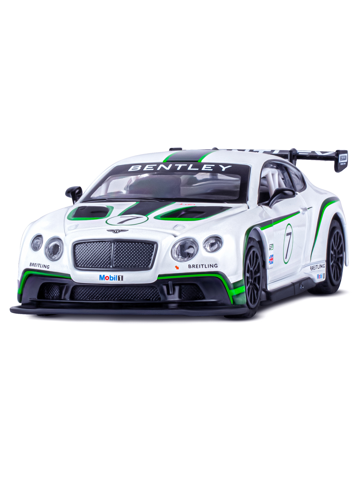 Автомобиль АВТОпанорама Bentley Continental GT3 1:32 JB1251315 - фото 11