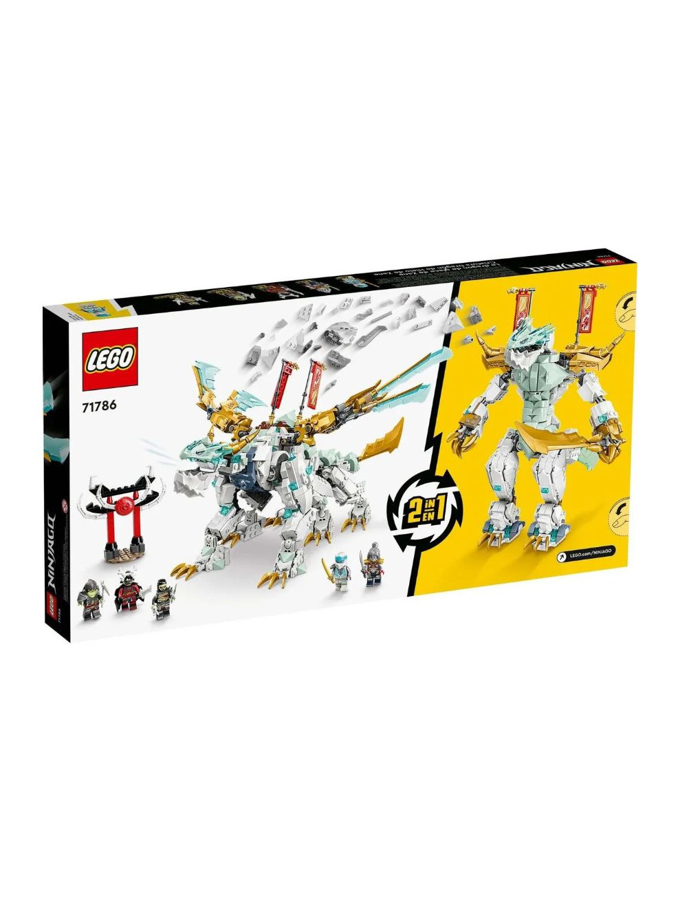 Конструктор LEGO NINJAGO Дракон Зейна 973 дет. - фото 4