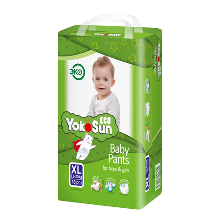 Трусики YokoSun Eco XL (12-20 кг) 10 шт.