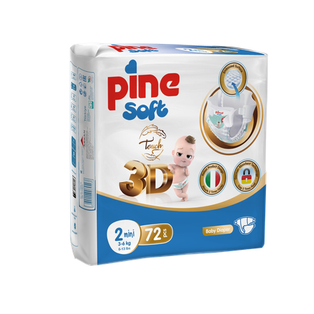 Подгузники Pine 72 шт.