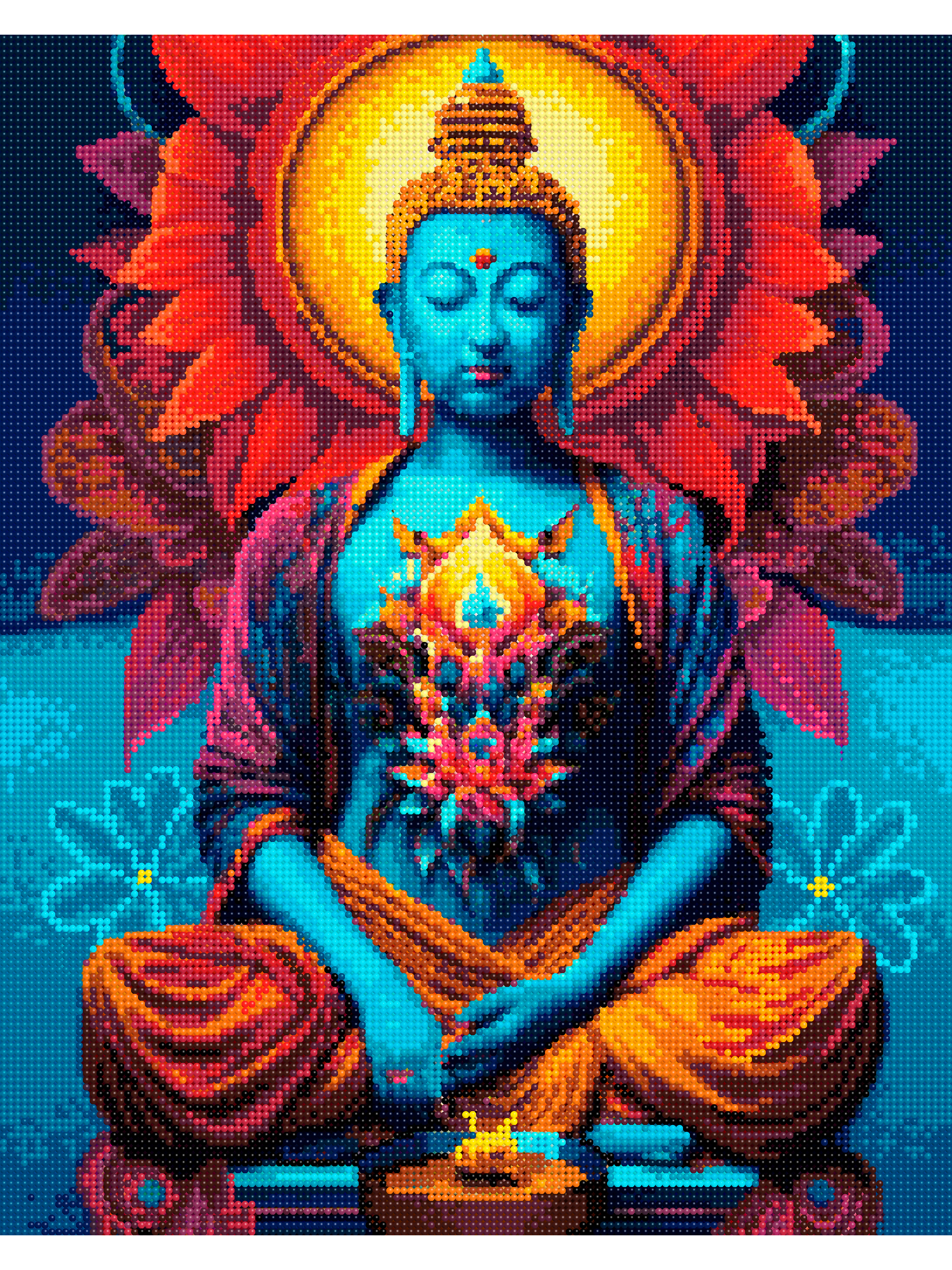 Алмазная мозаика Art sensation Будда в ассортименте - фото 2