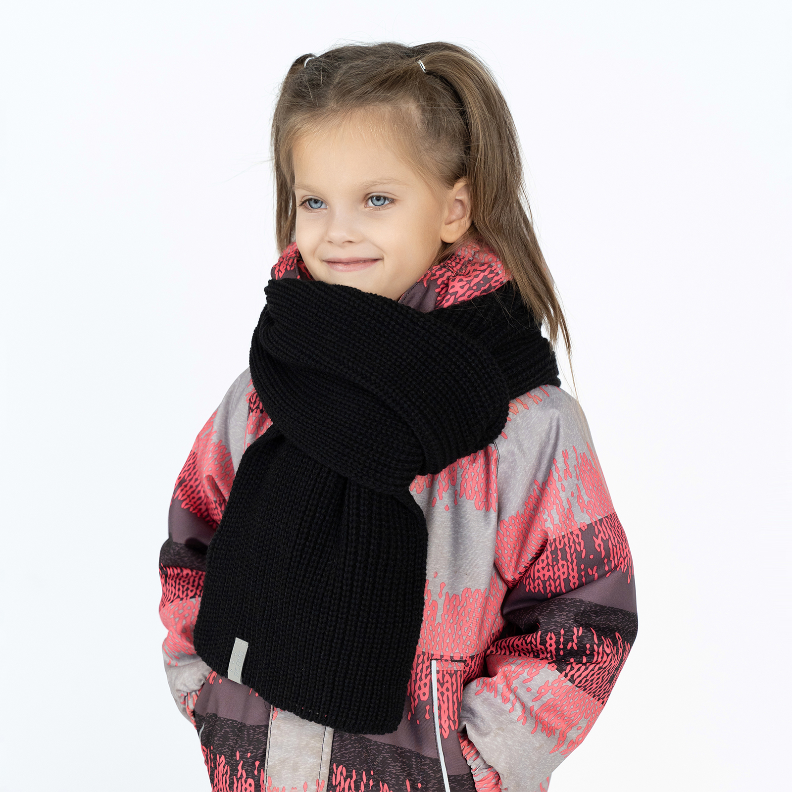 Шарф Arctic kids Ш-112 черный - фото 6