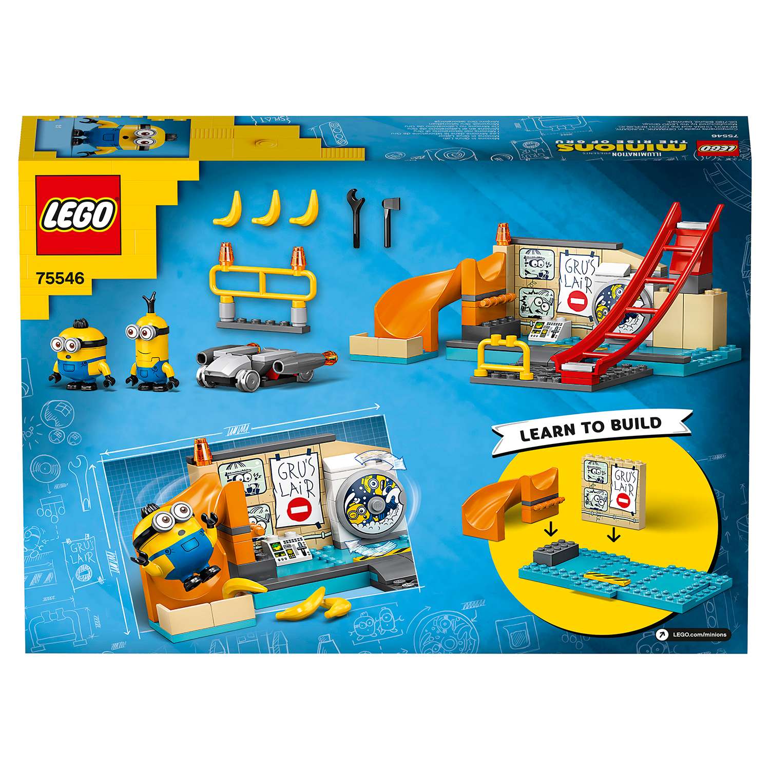 Конструктор LEGO Minions Миньоны в лаборатории Грю блочный - фото 3