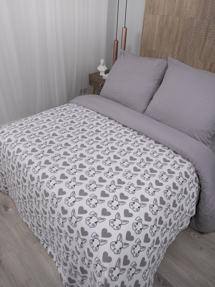 Плед Baby Nice Любимый кролик 150 x 200 см флис - фото 2