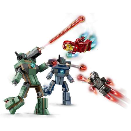 Конструктор LEGO Marvel Super Heroes Iron Man and War Machine 204 дет.